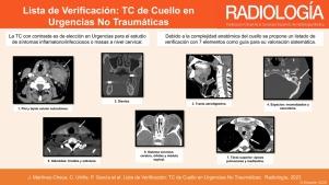 Lista de verificación: tomografía computarizada de cuello en urgencias no traumáticas