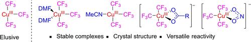 Introducing Weakly Ligated Tris(trifluoromethyl)copper(III)