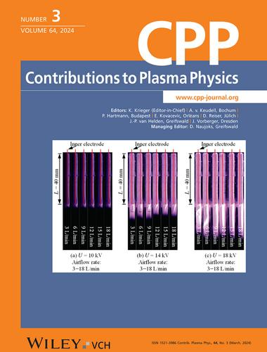 Cover Picture: Contrib. Plasma Phys. 03/2024