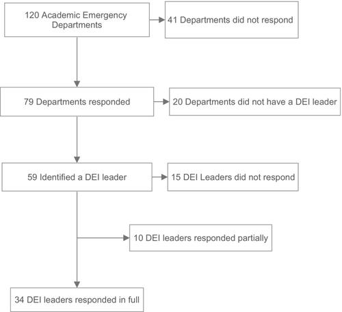 Identifying the prevalence and characteristics of diversity, equity, and inclusion leaders in academic emergency medicine