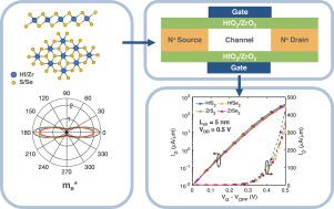 A comparative study on 2D materials with native high-κ oxides for sub-10 nm transistors