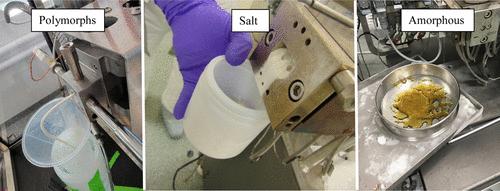 Application of Twin Screw Extrusion to Scale Polymorphs, a Salt, and the Amorphous Phase for Various Drug Substances