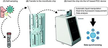 Development of a self-contained microfluidic chip and an internet-of-things-based point-of-care device for automated identification of respiratory viruses†
