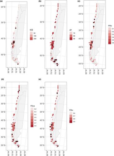 Limited complementarity of functional and taxonomic diversity in Chilean benthic marine invertebrates