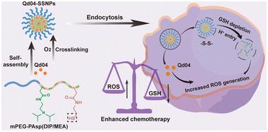 Reduction-sensitive polymeric carrier for the targeted delivery of a quinazoline derivative for enhanced generation of reactive oxygen species against cancer†