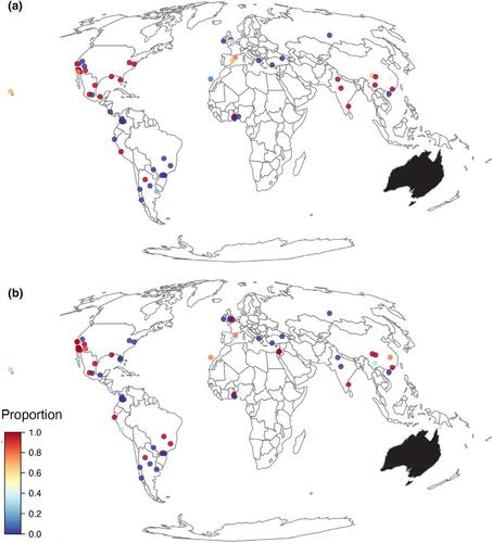 Wide climatic niche breadth and traits associated with climatic tolerance facilitate eucalypt occurrence in cities worldwide