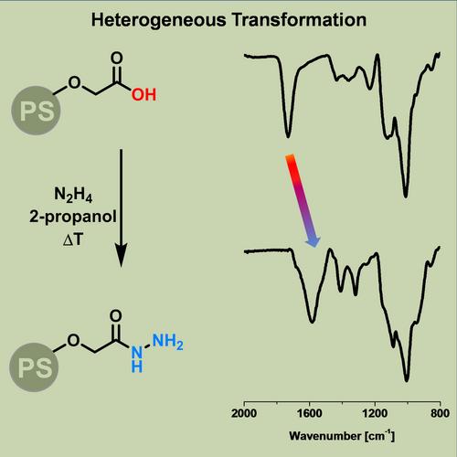 Efficient heterogeneous synthesis of nucleophilic carboxymethyl hydrazides of polysaccharides