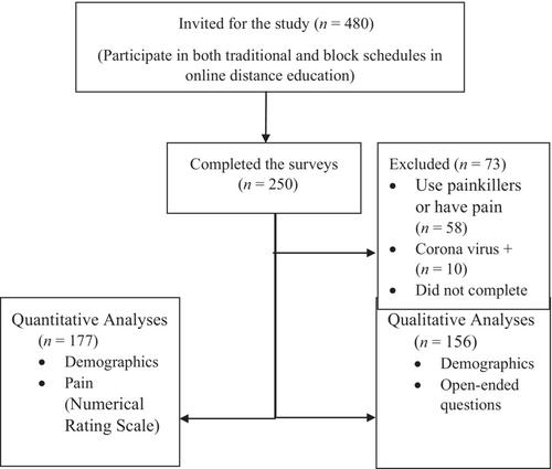 Musculoskeletal pain intensity and perceptions during distance learning: A cross-sectional study