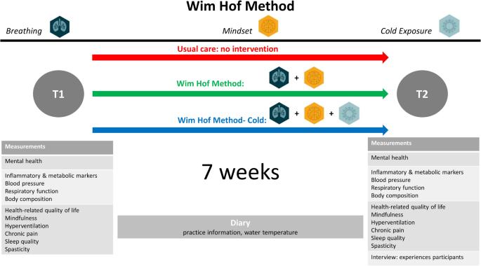 The effect of breathing exercises and mindset with or without cold exposure on mental and physical health in persons with a spinal cord injury—a protocol for a three-arm randomised-controlled trial