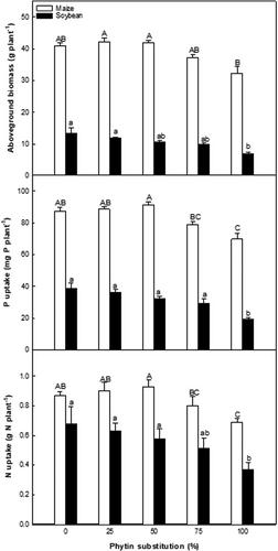 Phytin recovered from grain distillation can serve as a phosphorus fertilizer for maize and soybean