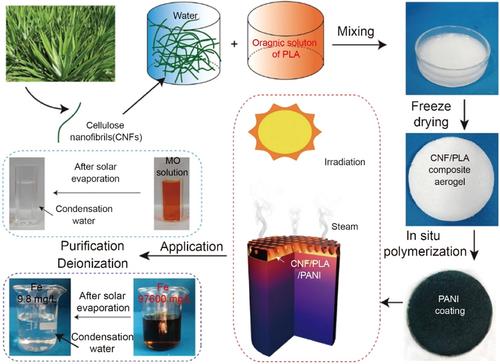 The application of cellulosic-based materials on interfacial solar steam generation for highly efficient wastewater purification: A review