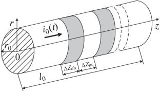 Features of Propagation of Standing Electromagnetic and Electron Waves in a Metallic Conductor with Alternating Conduction Current