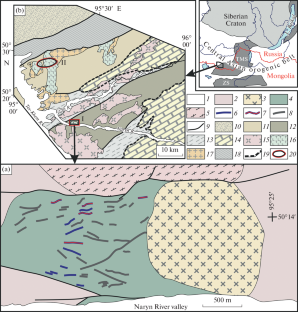 Picrodolerite Dikes of the Naryn River: Age, Composition, and Position in the Geological History of Southern Tuva (Central Asian Orogenic Belt)