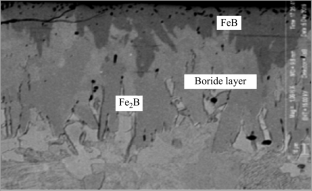 Nanoindentation Study of Borided Low-Carbon 16MnCr5 Steel