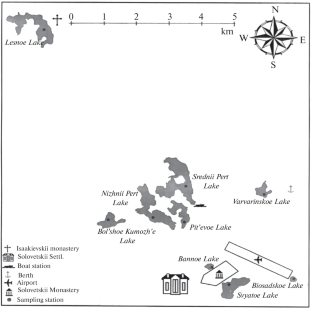 Hydrochemical Characteristics of Lakes of Different Types on the Bolshoi Solovetskii Island