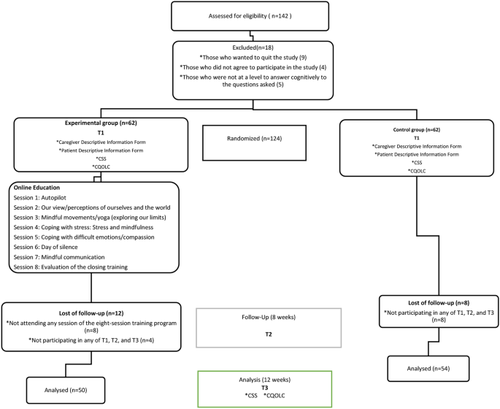 The Effect of Mindfulness-Based Stress Reduction Program on Stress and Quality of Life in Family Caregivers of Patients with Cancer: Randomized Controlled Trial