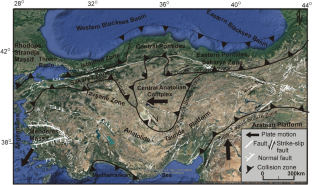 Post-late Cretaceous paleomagnetic rotations of the Pontides, Northern Anatolia, Türkiye