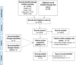 Climate change, urban vulnerabilities and adaptation in Africa: a scoping review