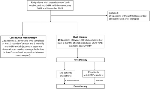 Synergism of Anti-CGRP Monoclonal Antibodies and OnabotulinumtoxinA in the Treatment of Chronic Migraine: A Real-World Retrospective Chart Review