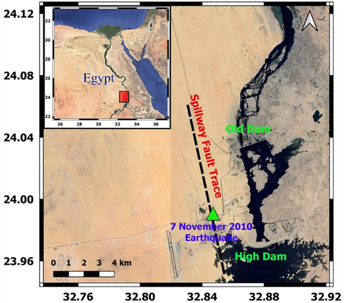 Application of seismic refraction and MASW methods for investigating the Spillway Fault trace along the western side of the Aswan High Dam, Egypt