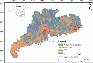 Long-term land transformation alters potential ecological corridors and increases functional connectivity cost among nature reserves in Guangdong, China