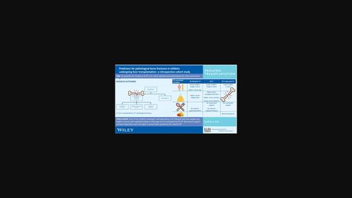 Predictors for pathological bone fractures in children undergoing liver transplantation: A retrospective cohort study