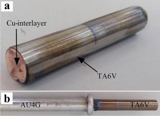 Effect of copper interlayer in dissimilar TA6V/AU4G rotary friction weld joints