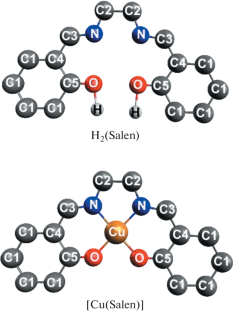 Electronic Structure of the [Cu(Salen)] Complex and the Chemical State of Its Atoms Studied by Photoelectron Spectroscopy and Quantum-Chemical Calculations