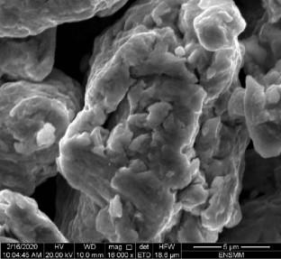 Structural, magnetic, and electronic structure of the nanostructured (CoMn)50Ni50 powders used in dye discoloration via a heterogeneous Fenton-like process