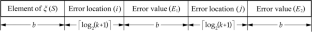 Integer codes correcting burst errors within one byte and single errors within two bytes