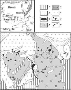 Olivine Megacrysts in Alkaline Basalt Dikes of the Western Sangilen Region, Southeastern Tuva