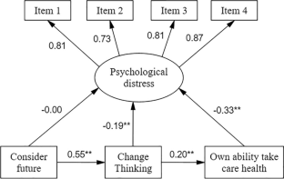 Effects of Future Consequence Consideration, Cognitive Reappraisal, and Self-Efficacy in Health Management on Psychological Distress in Women