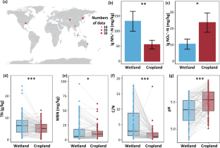 Metagenomic data highlight shifted nitrogen regime induced by wetland reclamation