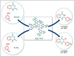 Citric acid supported on melamine-based COP [CA@MIP] in metal-free on-water synthesis of quinazolinones