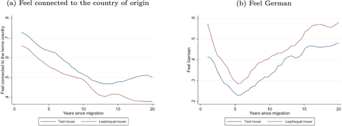 Migration motivation and ethnic identity of migrant couples: tied versus lead movers