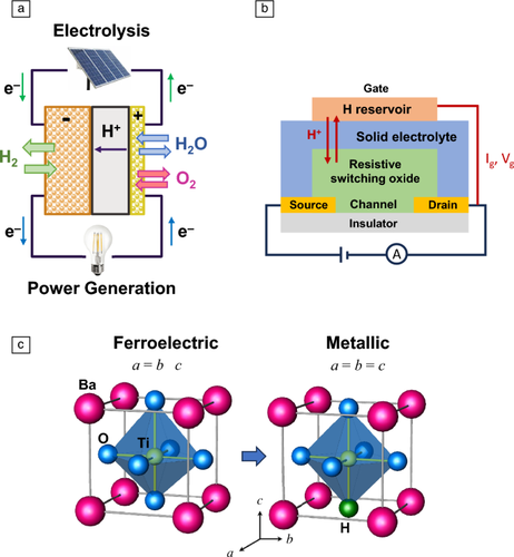 Hydrogen in energy and information sciences