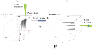 Laser Imaging of Small-Scale Structural Inhomogeneities in CVD Diamond