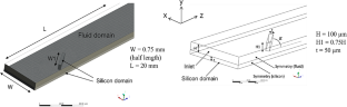 Thermohydraulic performance of winglets inside a rectangular microchannel