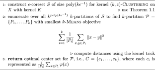 Coresets for kernel clustering