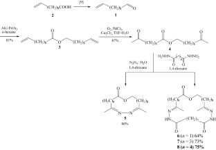 Undec-10-enal in the Synthesis of Undec-10-enyl Undec-10-enoate and O- and N-containing Macroheterocycles