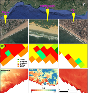 Coastal Shoreline Change in Eastern Indian Metropolises