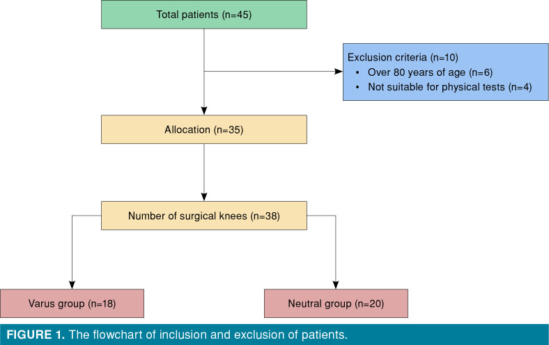 Impact of postoperative femorotibial axis on functional outcomes in unicompartmental knee arthroplasty.