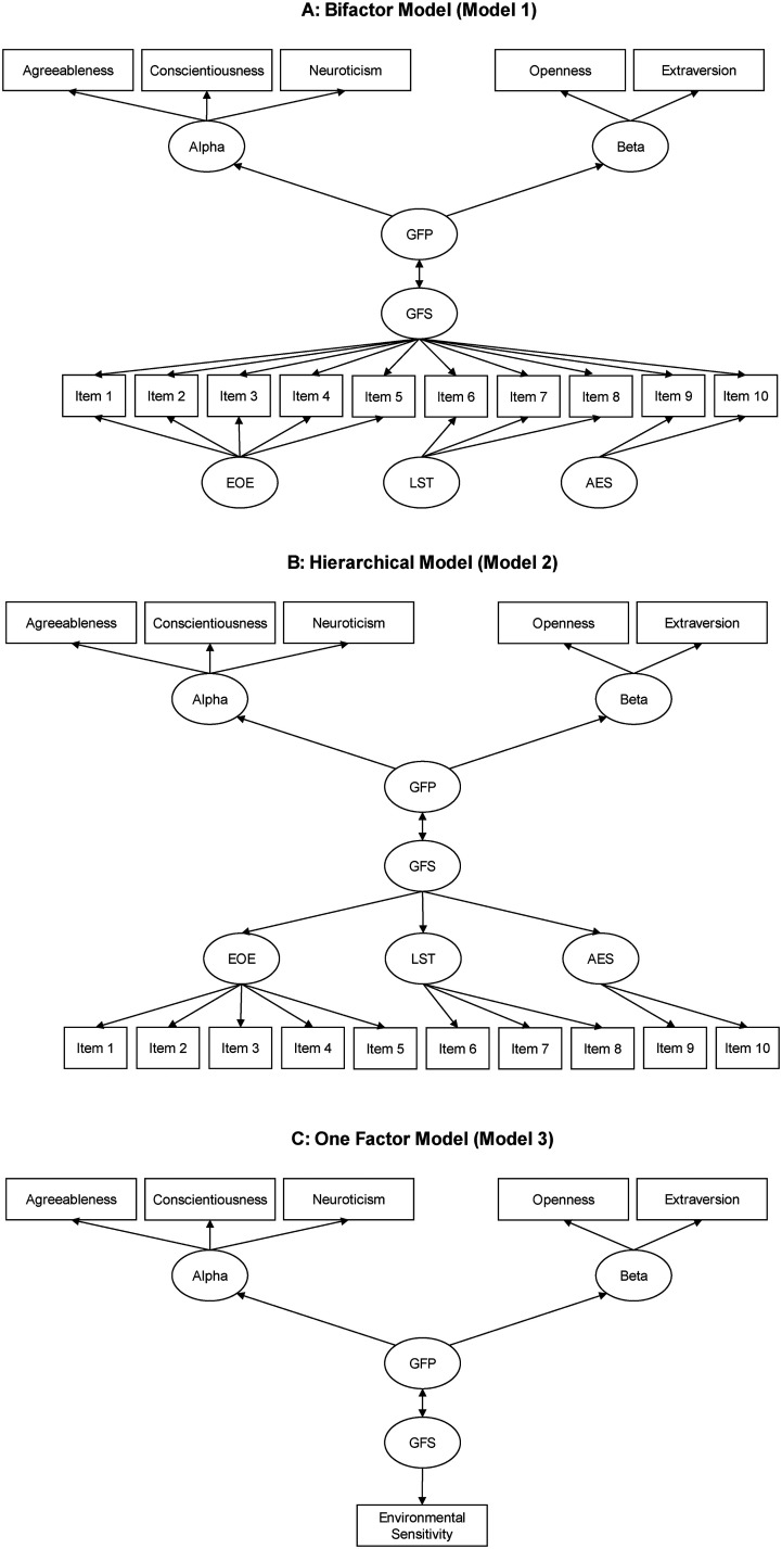 The General Factor of Environmental Sensitivity: Relationships with the General Factor of Personality.