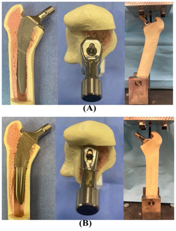 Biomechanical Comparison of Impaction Techniques and Cross-Sectional Femoral Stem Shapes for Cementless Total Hip Arthroplasty.