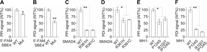 A multiplexed time-resolved fluorescence resonance energy transfer ultrahigh-throughput screening assay for targeting the SMAD4-SMAD3-DNA complex.