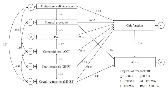 Association of Nutritional Risk With Gait Function and Activities of Daily Living in Older Adult Patients With Hip Fractures.