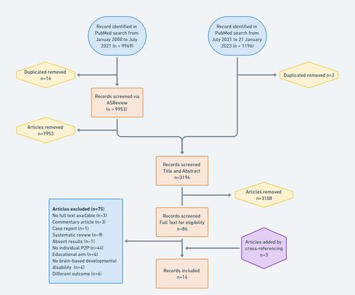 Exploring individual parent-to-parent support interventions for parents caring for children with brain-based developmental disabilities: A scoping review