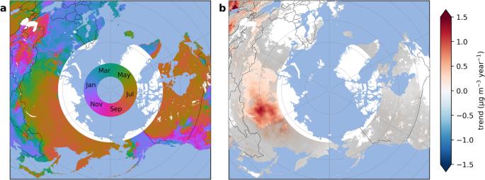 Large transboundary health impact of Arctic wildfire smoke