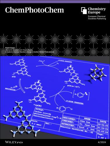 Front Cover: A Guide to Chemical Reactions Design in Carbon Nitride Photocatalysis (ChemPhotoChem 4/2024)