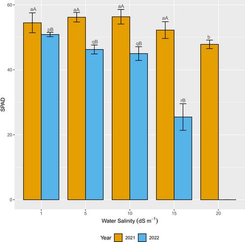 Quinoa growth and yield performance under salinity stress in arid West Texas